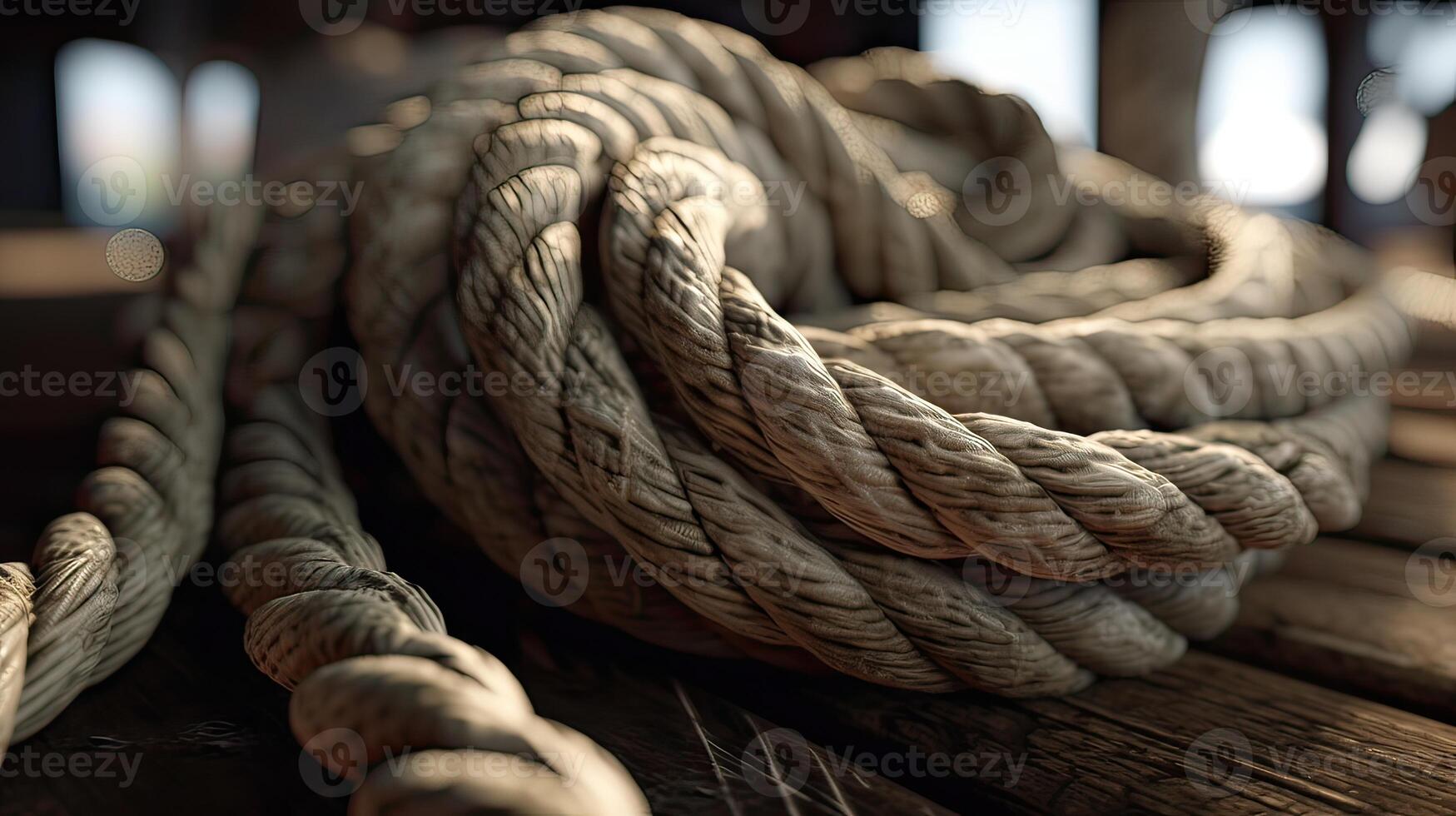 cordas do a velho Navegando navio gorch foda. generativo ai. foto