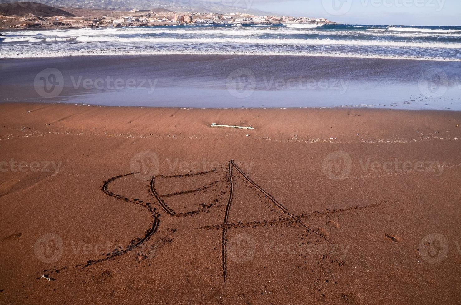 lindo de praia em tenerife foto