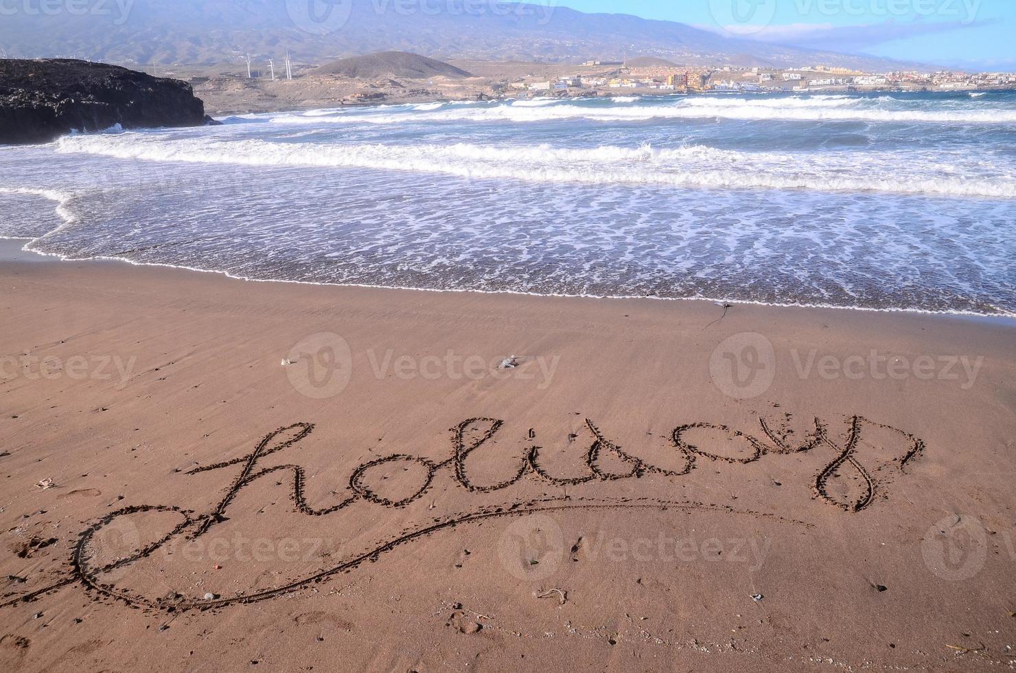 lindo de praia em tenerife foto