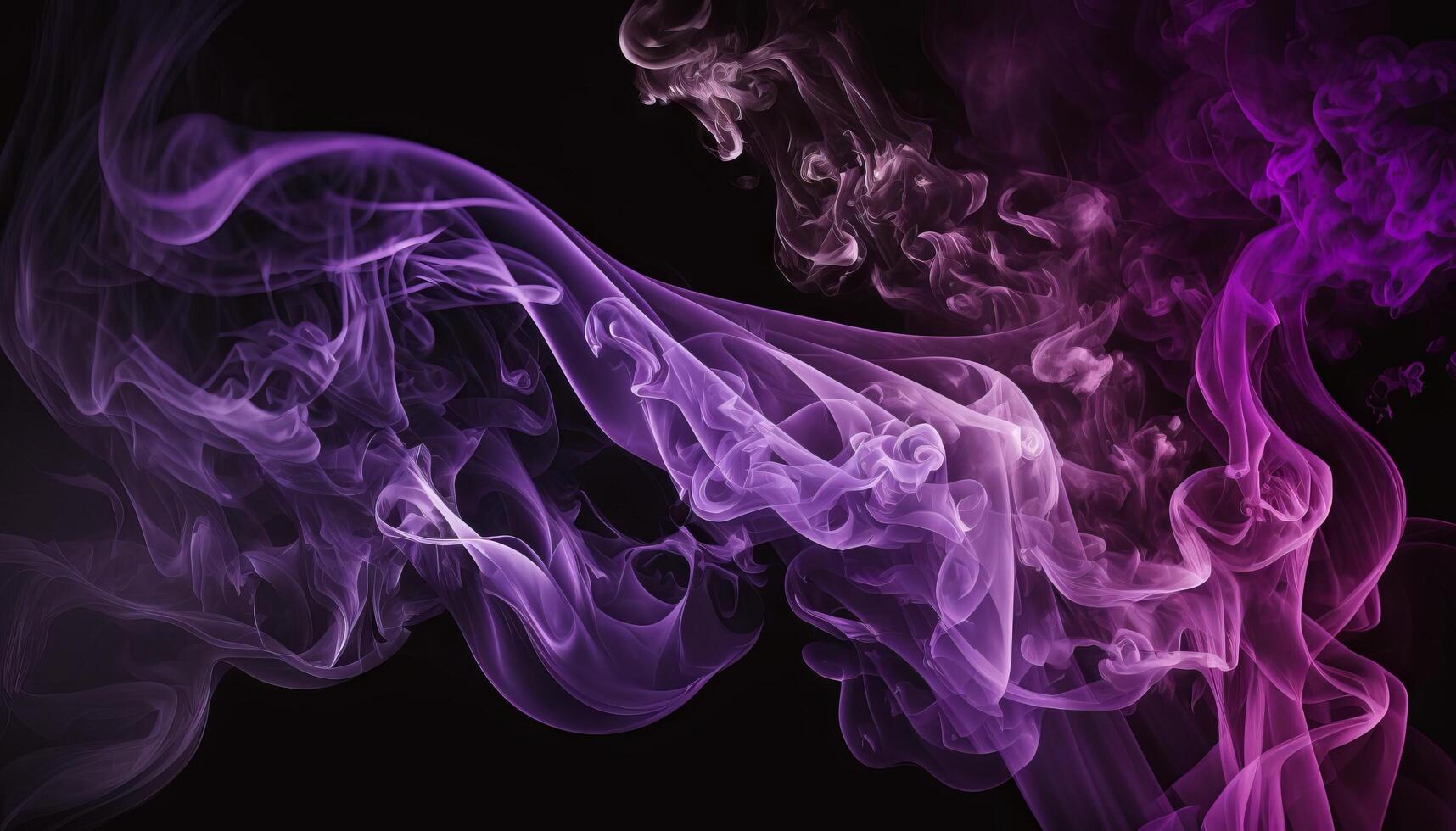 lindo abstrato fundo com roxa fumaça textura. generativo ai foto
