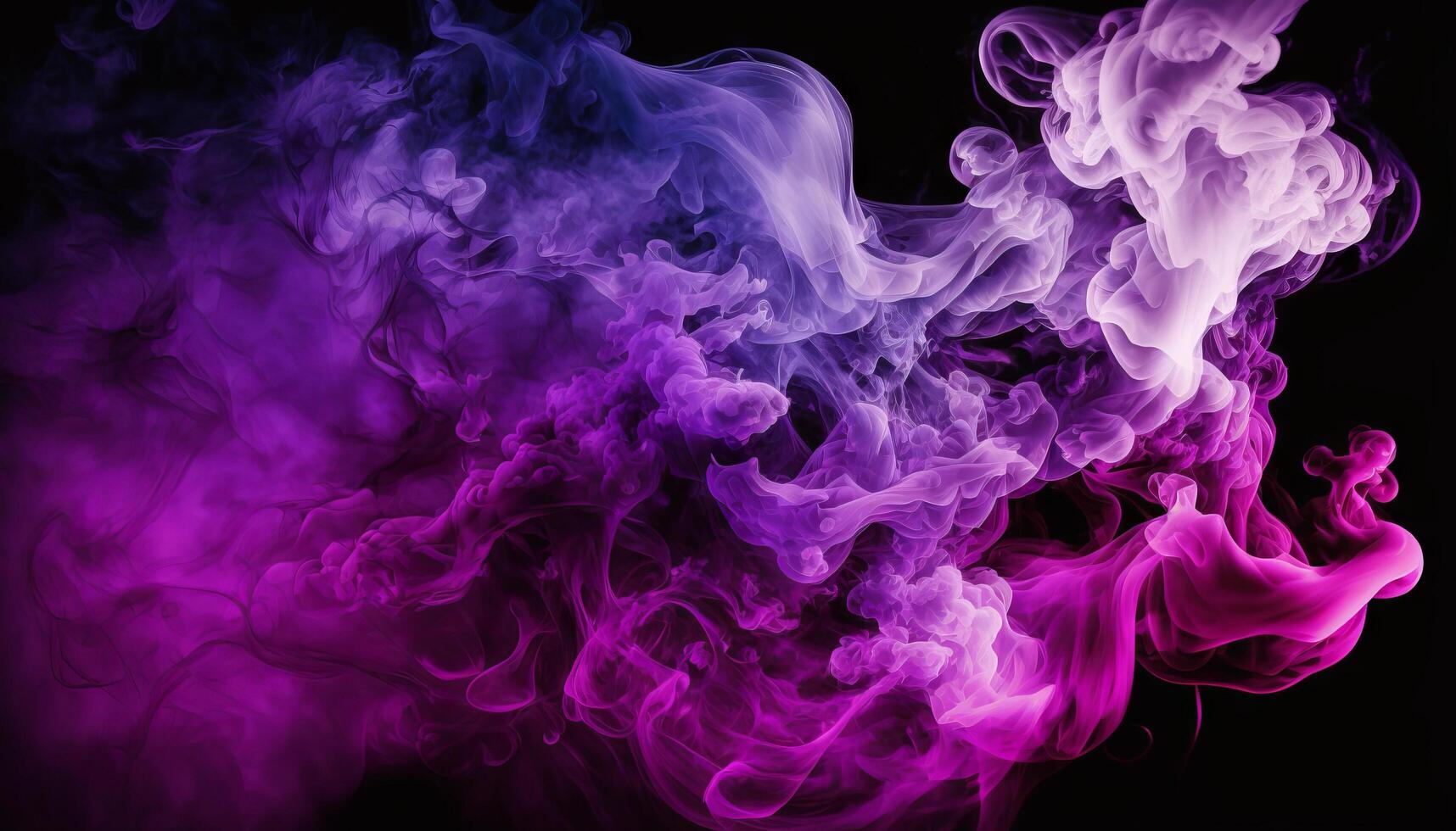 lindo abstrato fundo com roxa fumaça textura. generativo ai foto