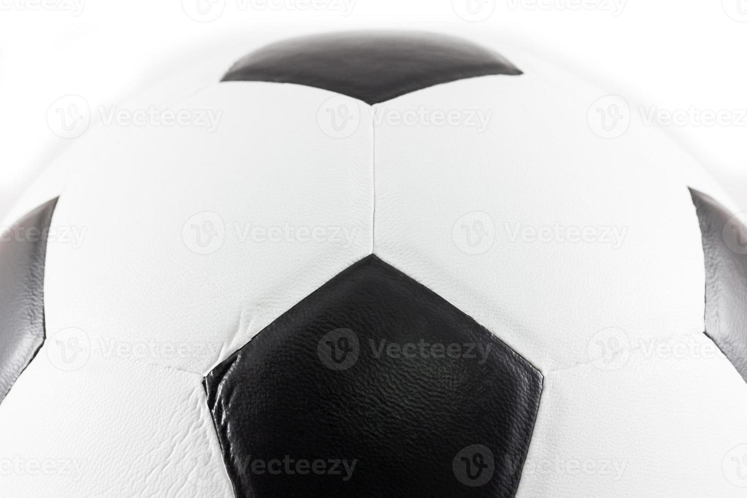 futebol isolado em um fundo branco foto