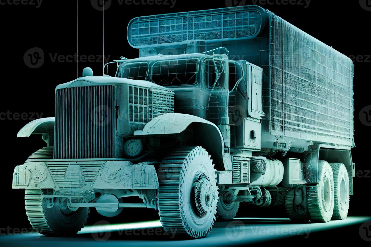 branco caixa caminhão carga Entrega arte isolado Projeto modelo. ai foto