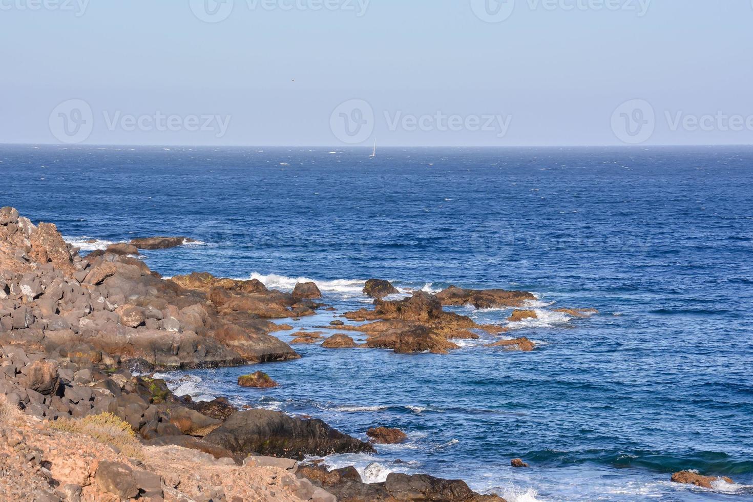 cênico costeiro Visão foto