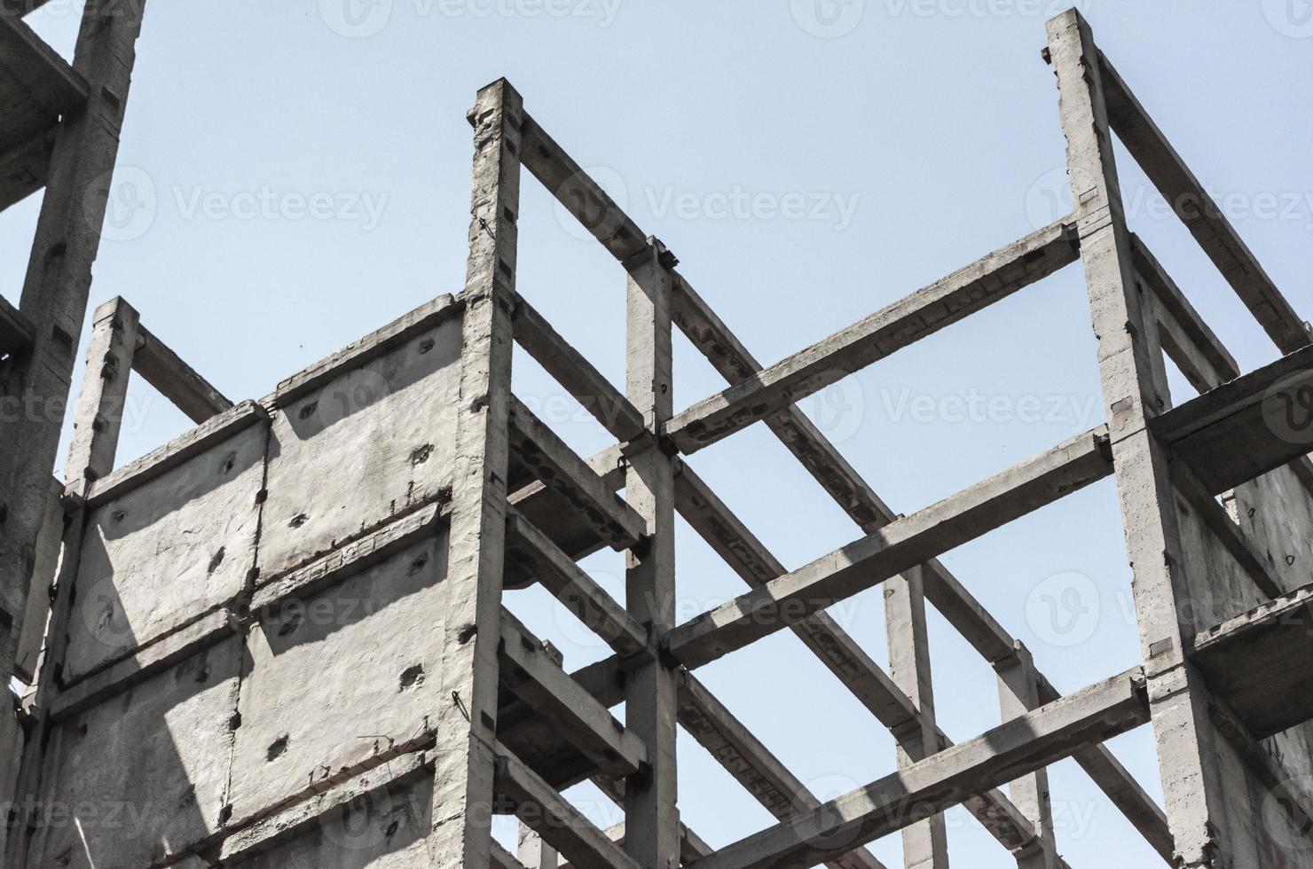 moldura de concreto para construção foto