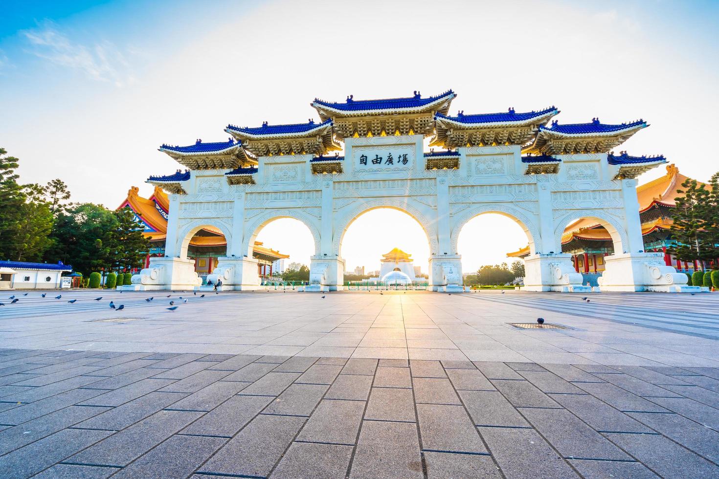 salão memorial de chiang kai-shek na cidade de taipei, taiwan foto