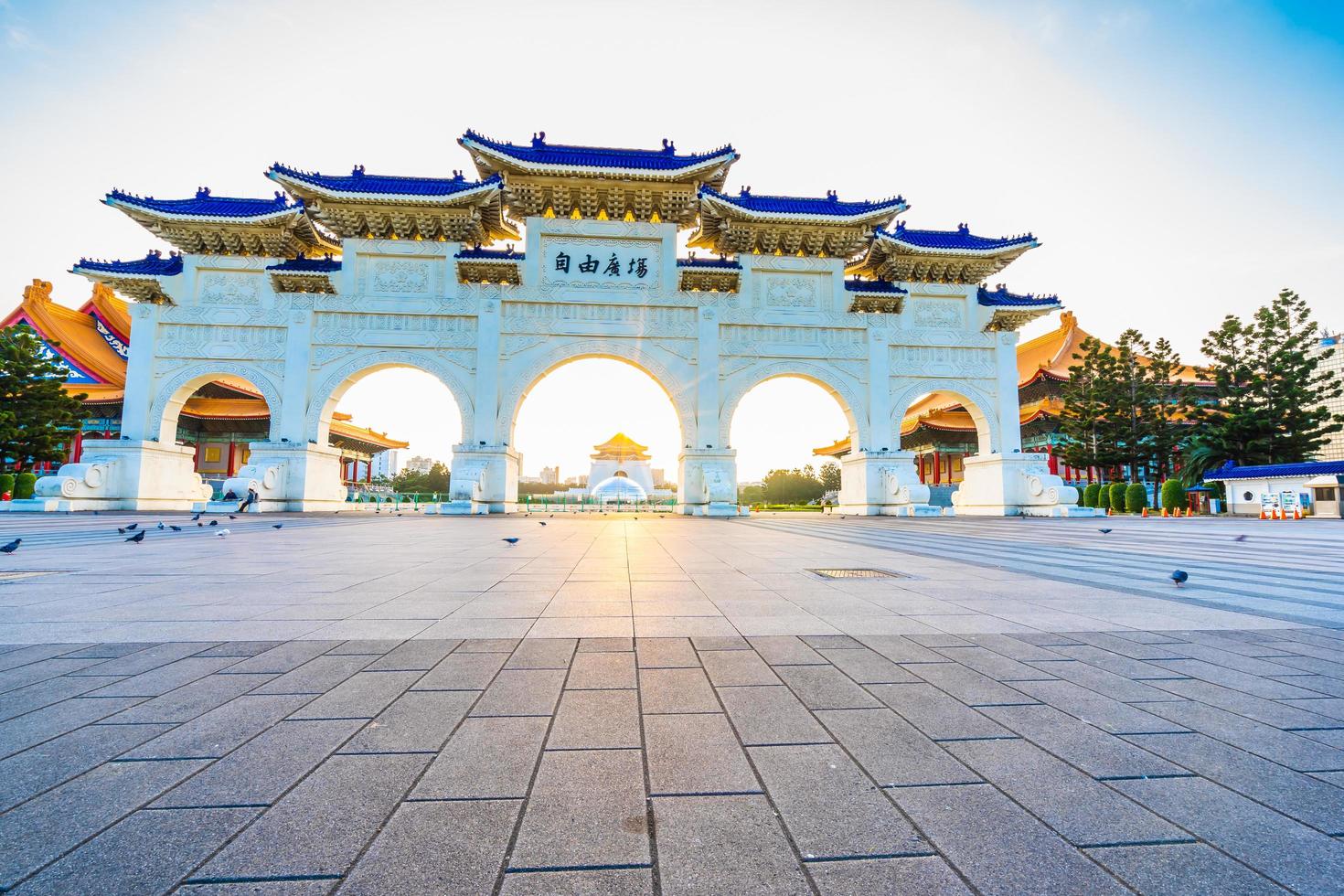 salão memorial de chiang kai-shek na cidade de taipei, taiwan foto