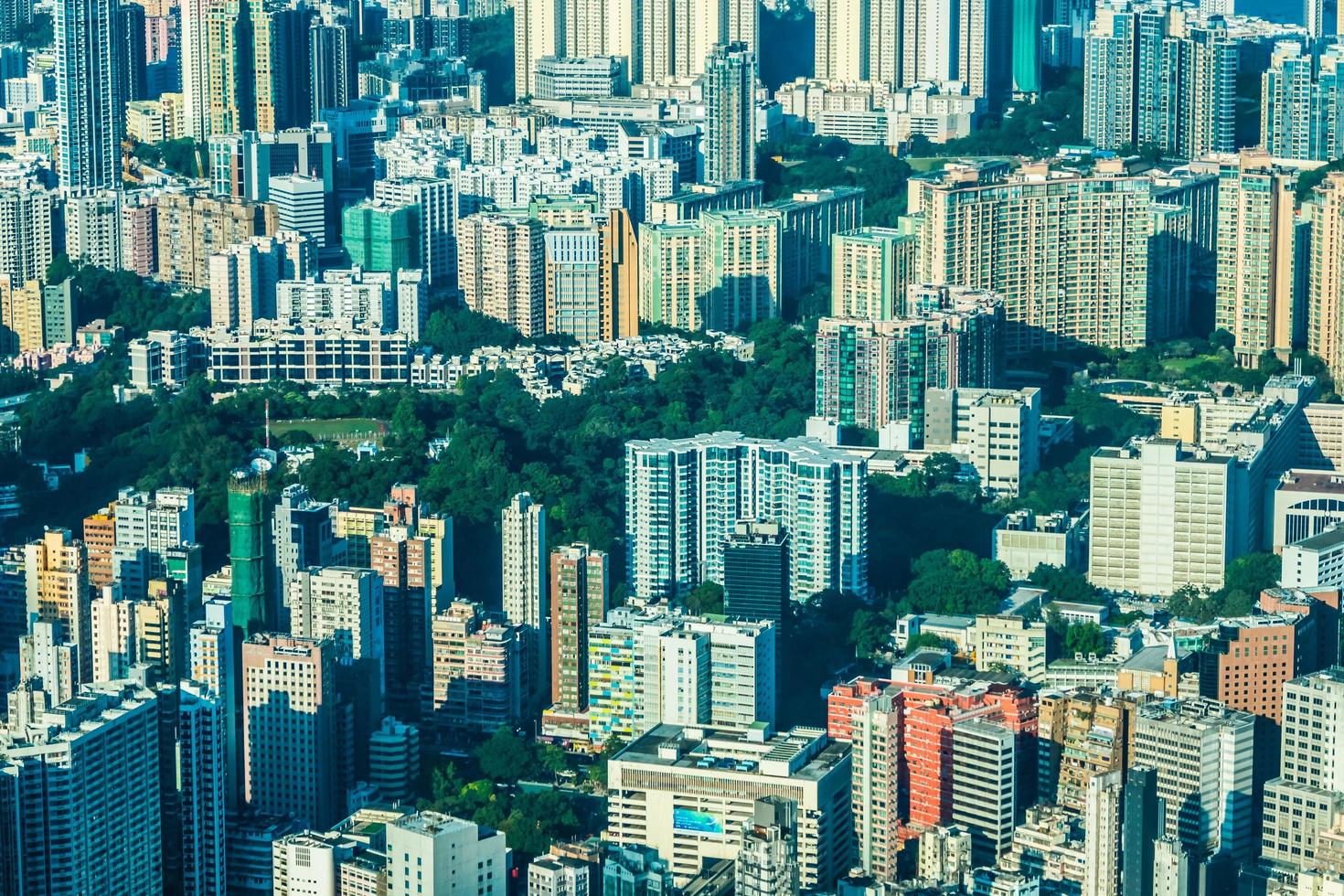 edifícios de hong kong, china foto