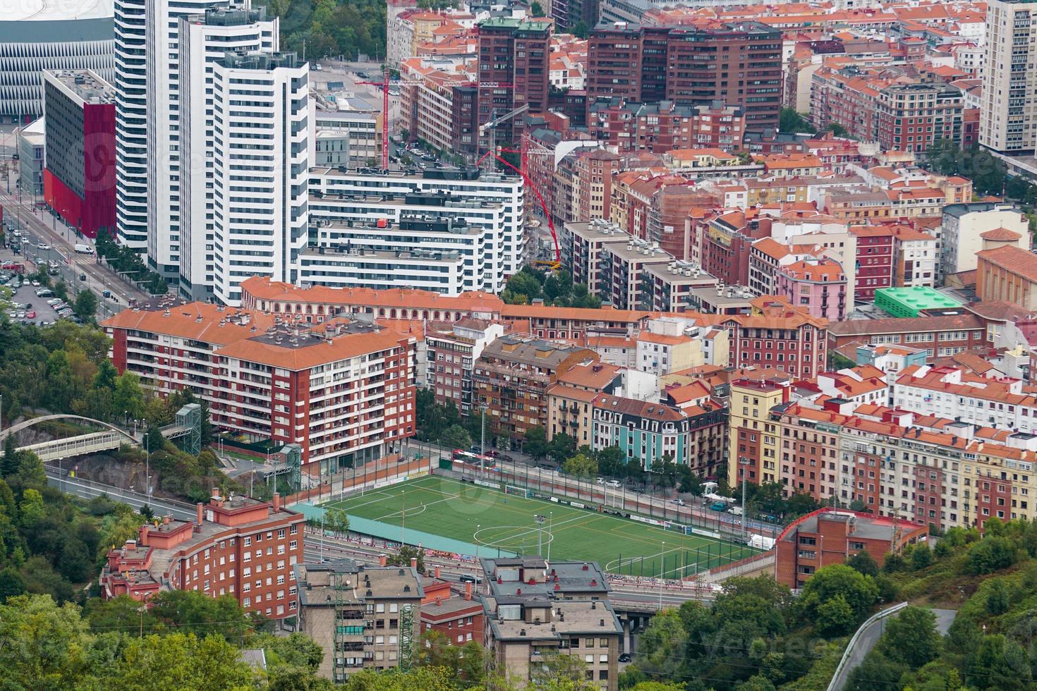 paisagem urbana e arquitetura dentro Bilbao cidade, Espanha, viagem destino foto