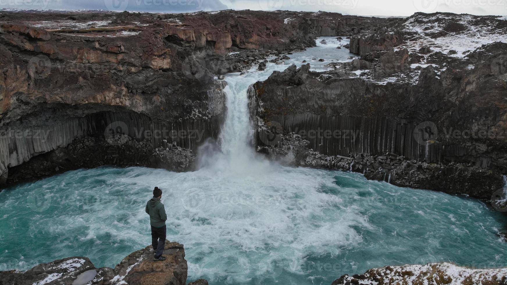 aldeyjarfoss dentro Islândia foto