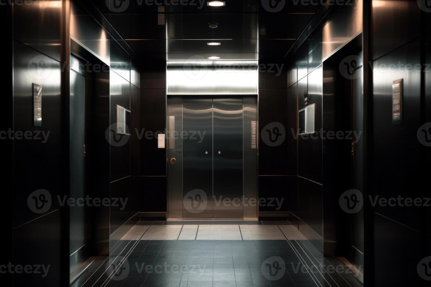 esvaziar Preto elevador o negócio construção generativo ai foto
