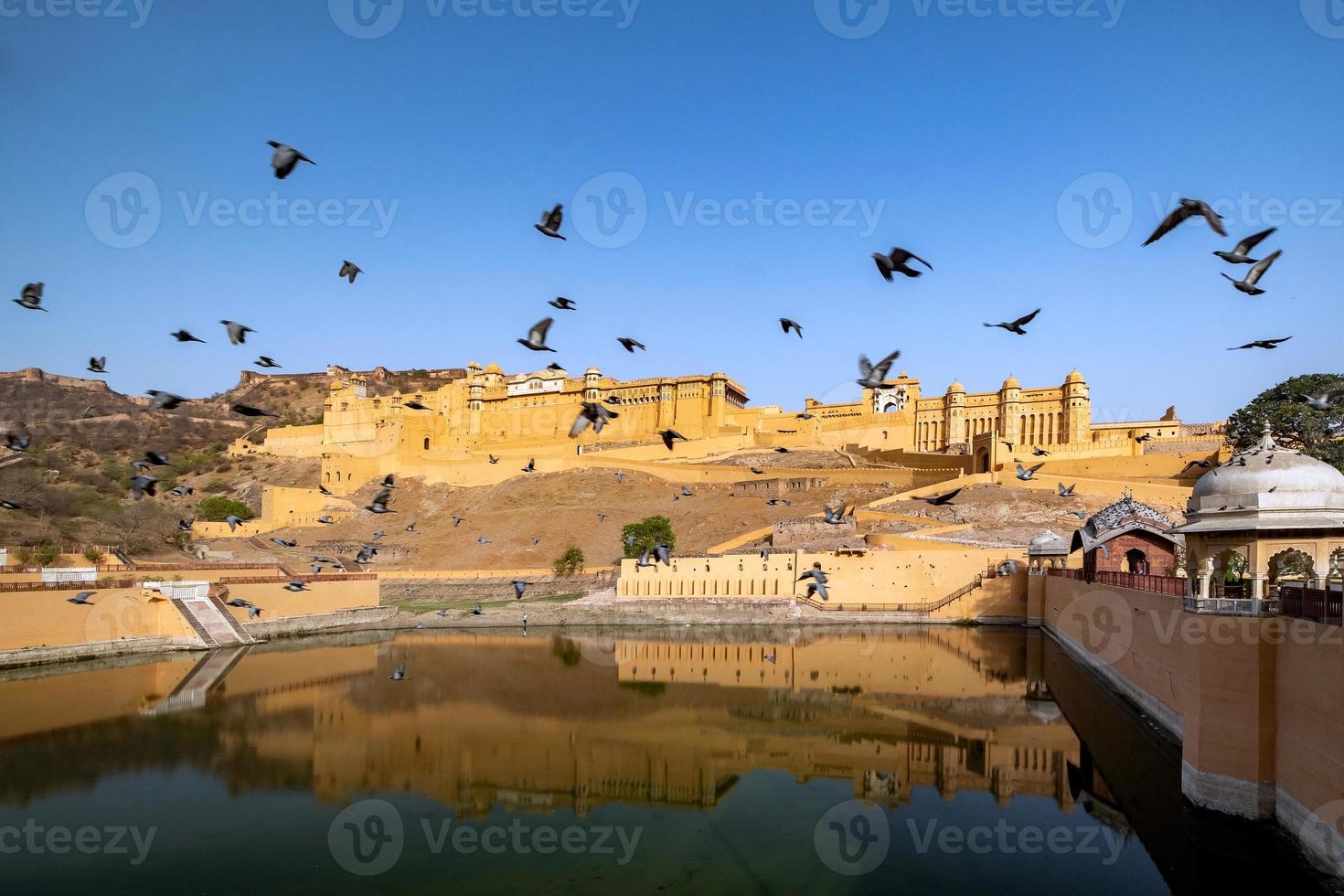 Amer Fort em Jaipur, Rajasthan, Índia foto