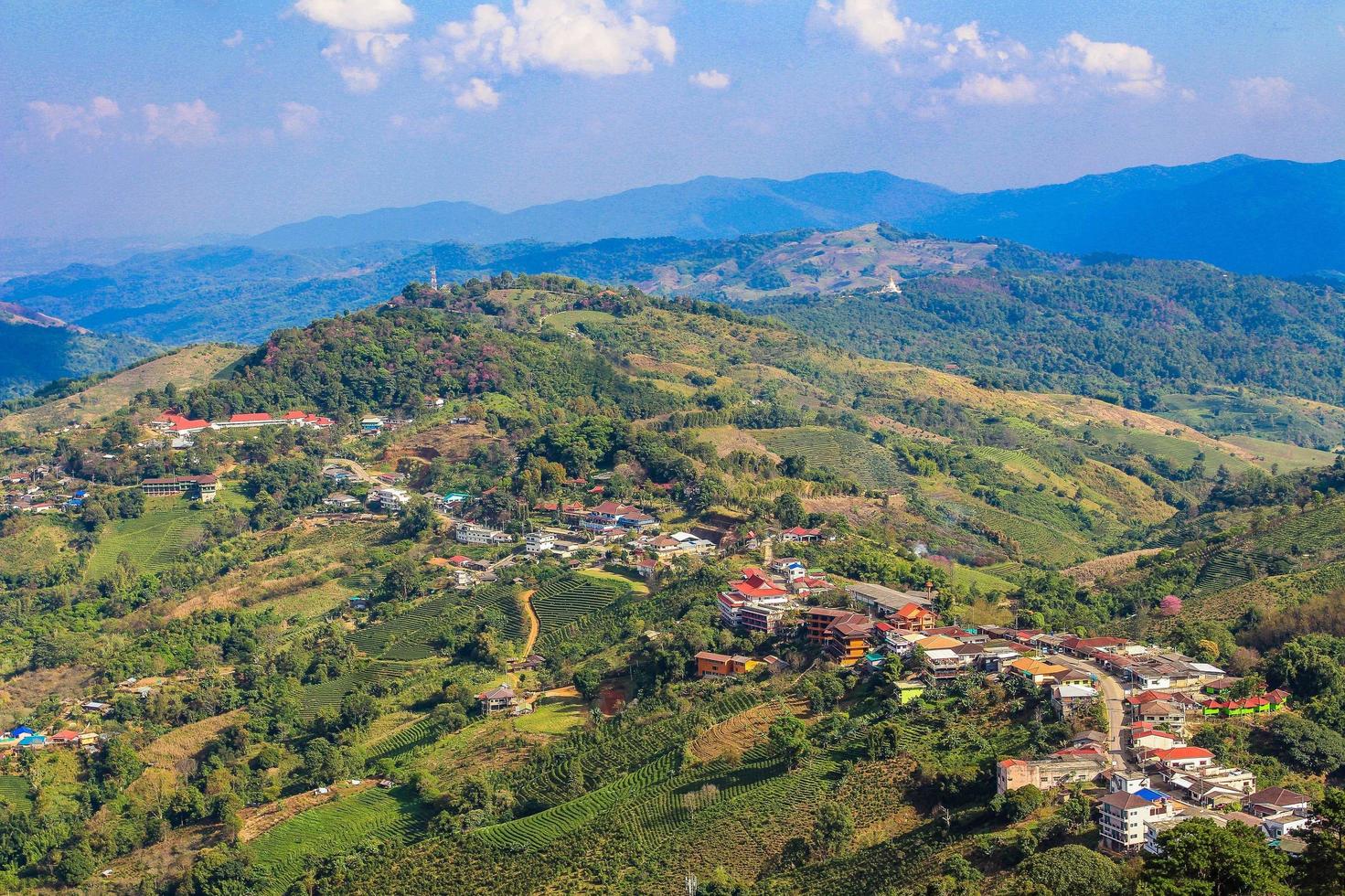 vista aérea de chiang rai foto