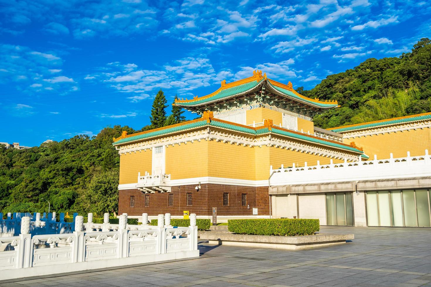 museu do palácio nacional de taipei em taipei, taiwan foto