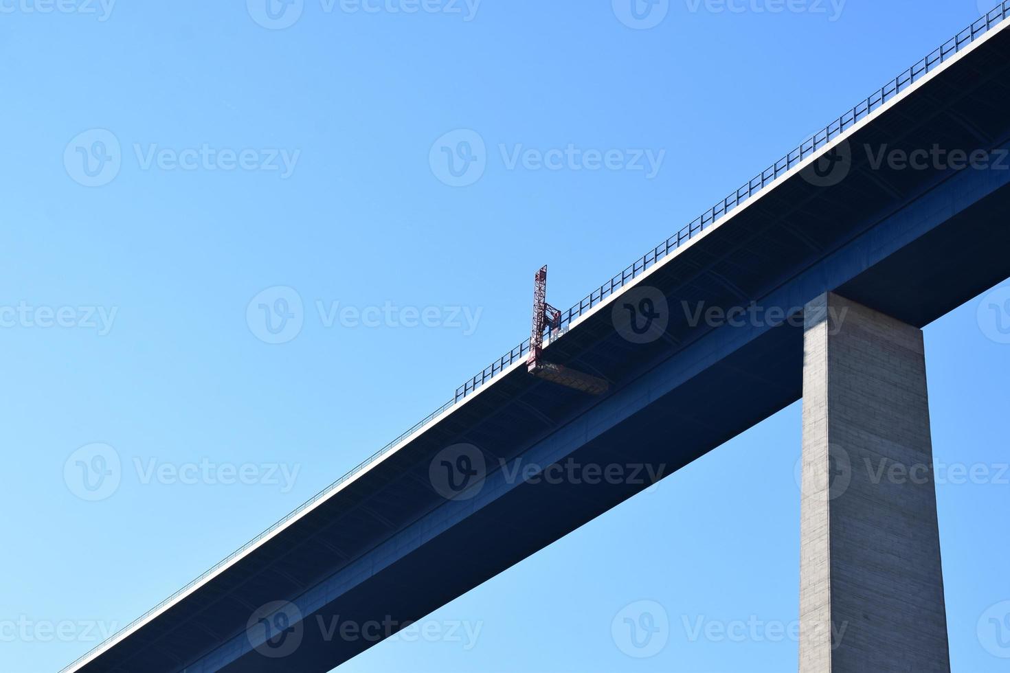 Mosel vale ponte, autobahn ponte foto