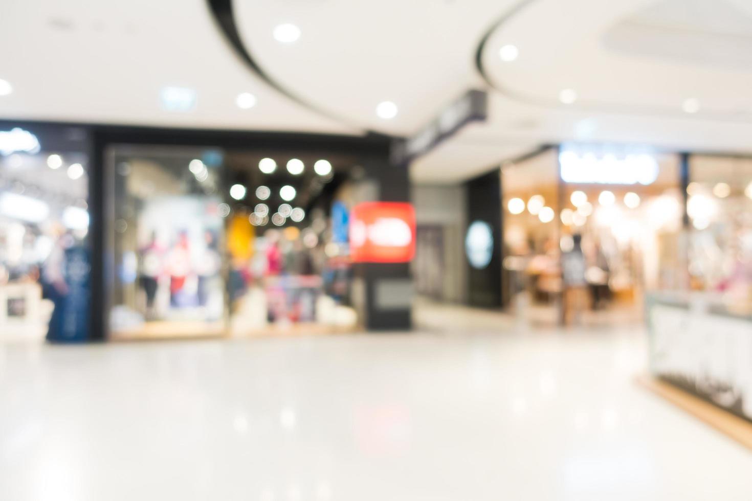 blur shopping center foto
