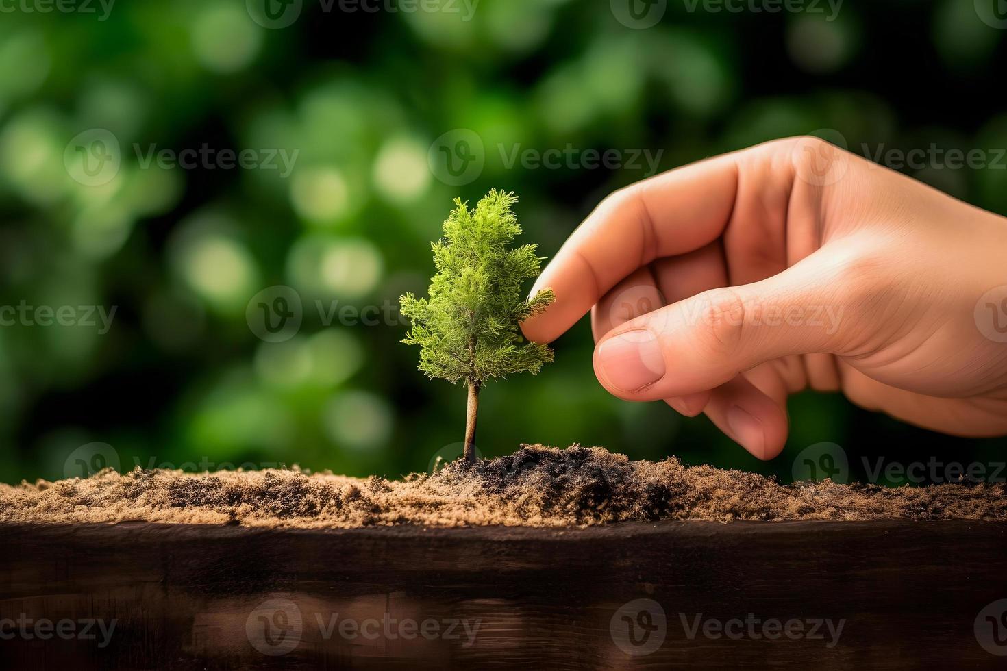 esverdeamento para uma sustentável futuro reduzindo co2 emissões através renovável energia para uma mais saudável ecologia e uma resfriador planeta em terra dia foto