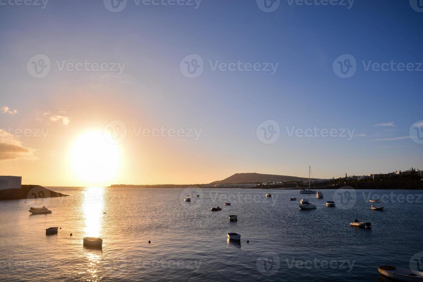 uma lindo nascer do sol Visão foto