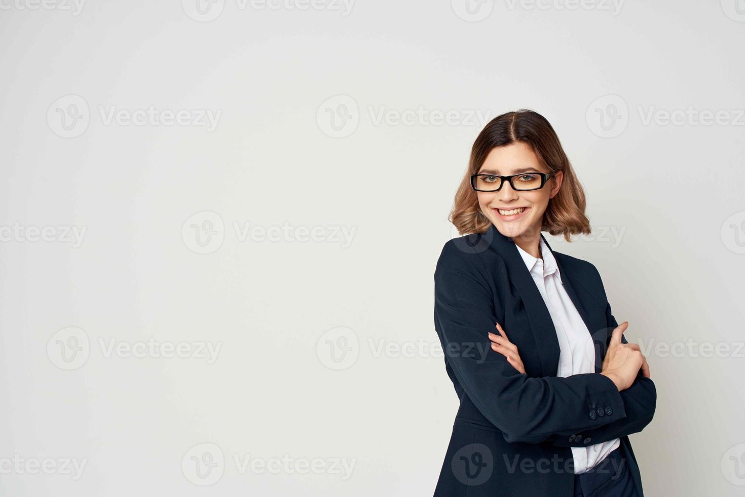 o negócio mulher profissional Gerente trabalho escritório foto