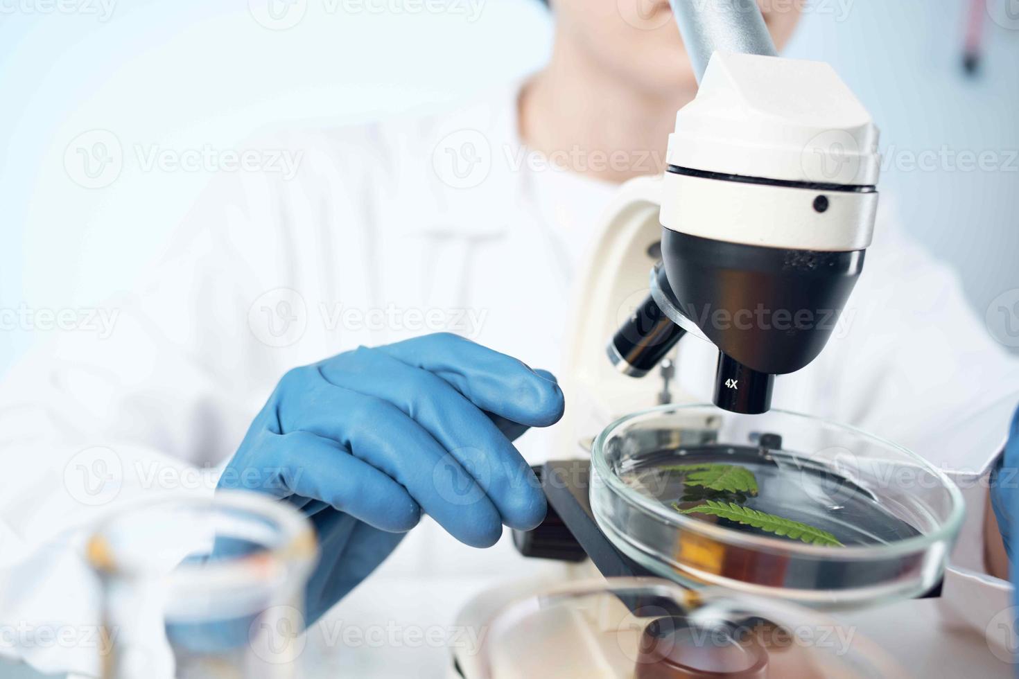 fêmea laboratório técnicos microscópio pesquisa profissional remédio Ciência foto