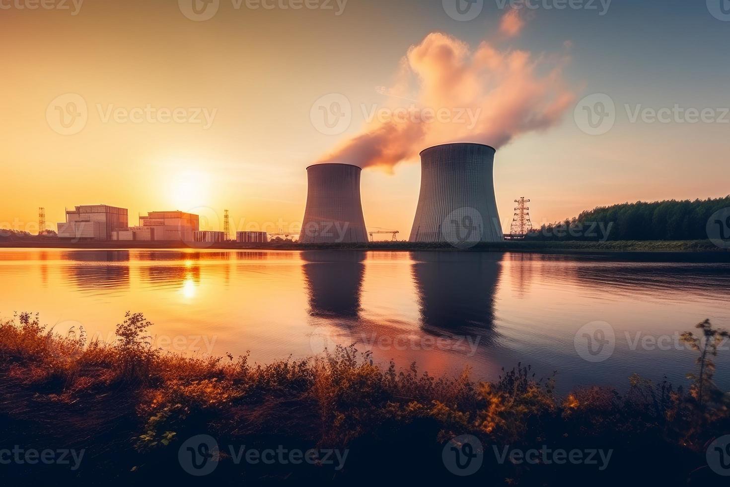 nuclear poder plantar. gerar ai foto