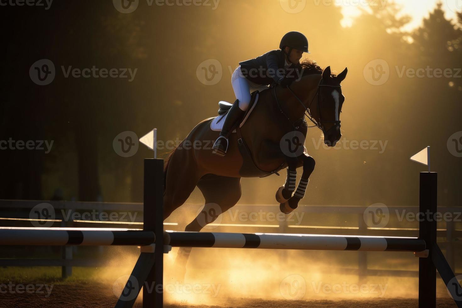 cavalo pulando. gerar ai foto