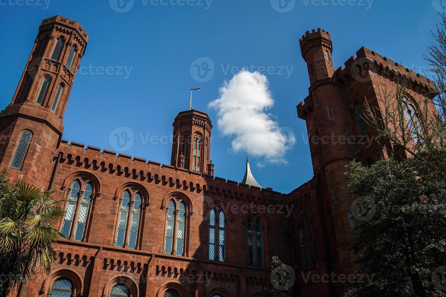 smithsonian castelo Shopping do Washington dc construção foto