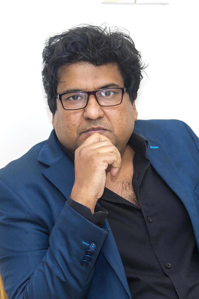 Bangladesh janeiro 24, 2018 dipankar dipon, 1 do a a maioria popular moderno filme diretor e roteirista dentro a bengali filme indústria às banana, dhaka. foto