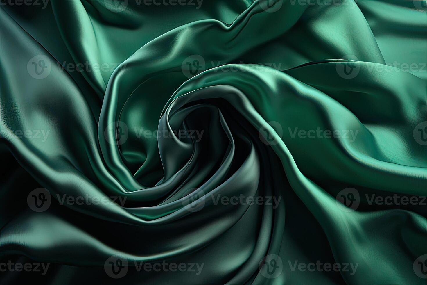 suave elegante verde seda ou cetim textura pode usar Como fundo. generativo ai. foto