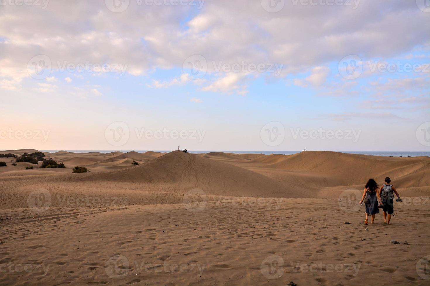 paisagem cênica do deserto foto