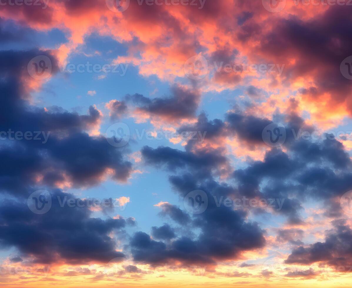 uma Tempo do Renascimento, a do céu renovação às nascer do sol, céu substituição - generativo ai tecnologia foto