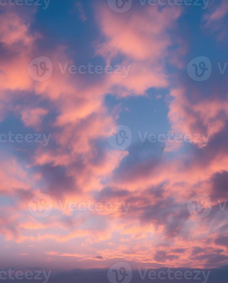 uma momento do serenidade, a tranquilo beleza do pôr do sol, céu substituição - generativo ai tecnologia foto