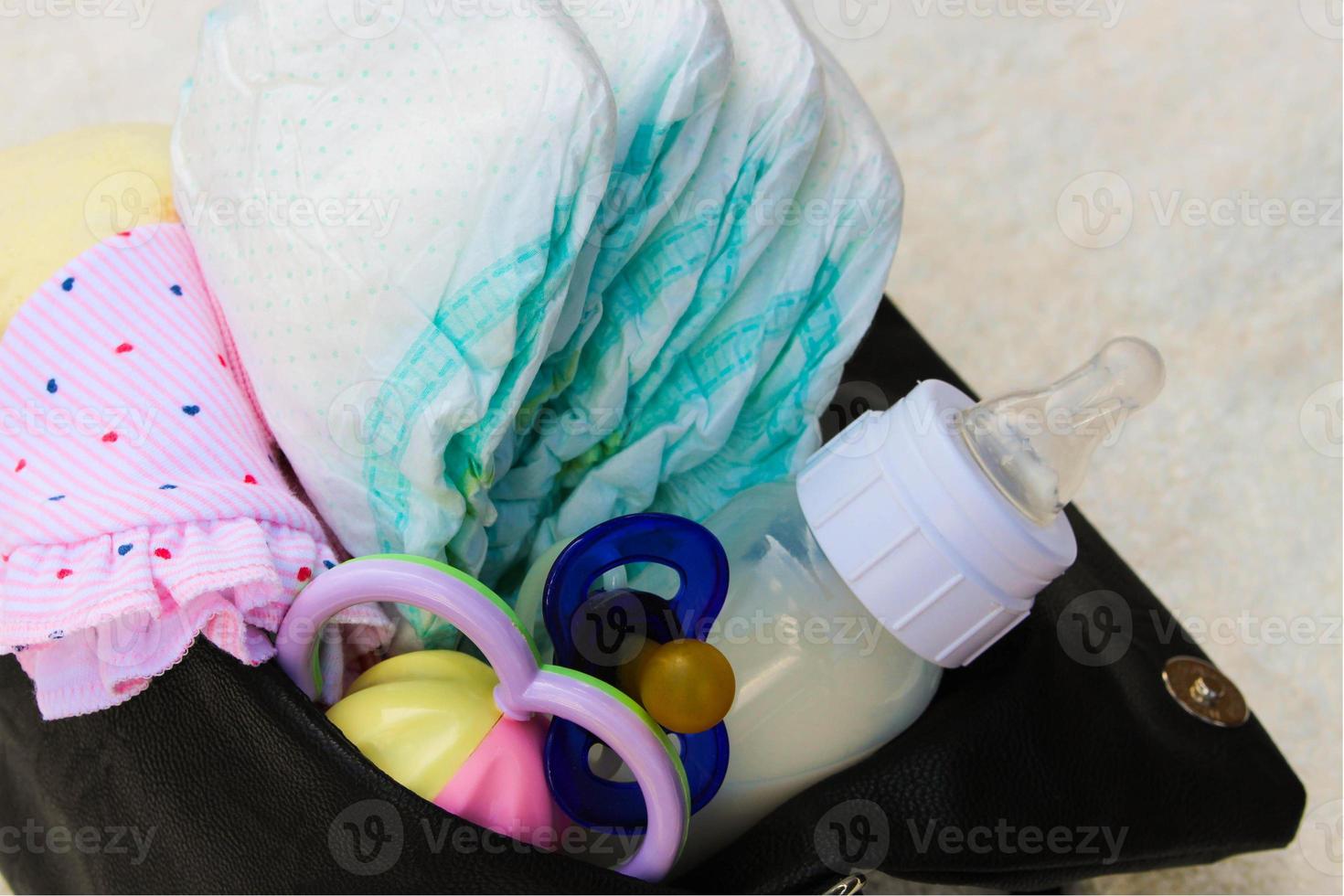 mulheres Bolsa com Itens para Cuidado para a criança foto