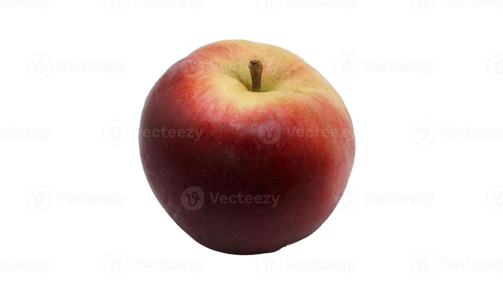 maçã. maçã sem fundo. suculento maçã. maçã isolado em branco fundo. foto