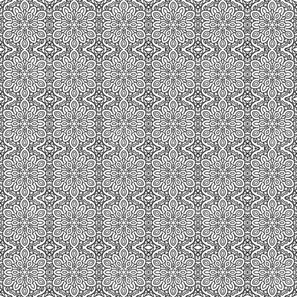 papel de parede mandala geométrico do fundo do teste padrão sem emenda do batik clássico. elegante motivo floral tradicional foto