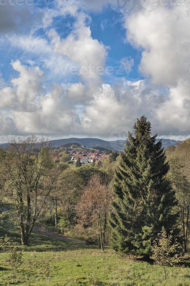 vila de sankt andreasberg, montanhas harz, alemanha foto