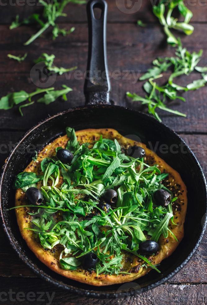 pizza na panela foto