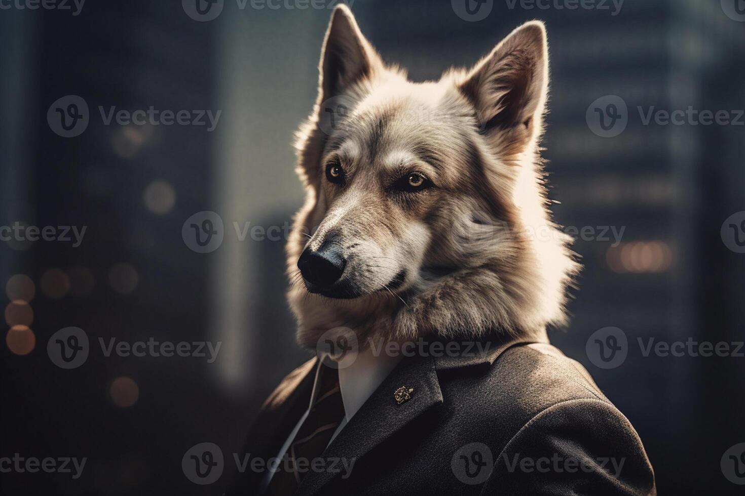 ai generativo cachorro Como uma companhia CEO foto