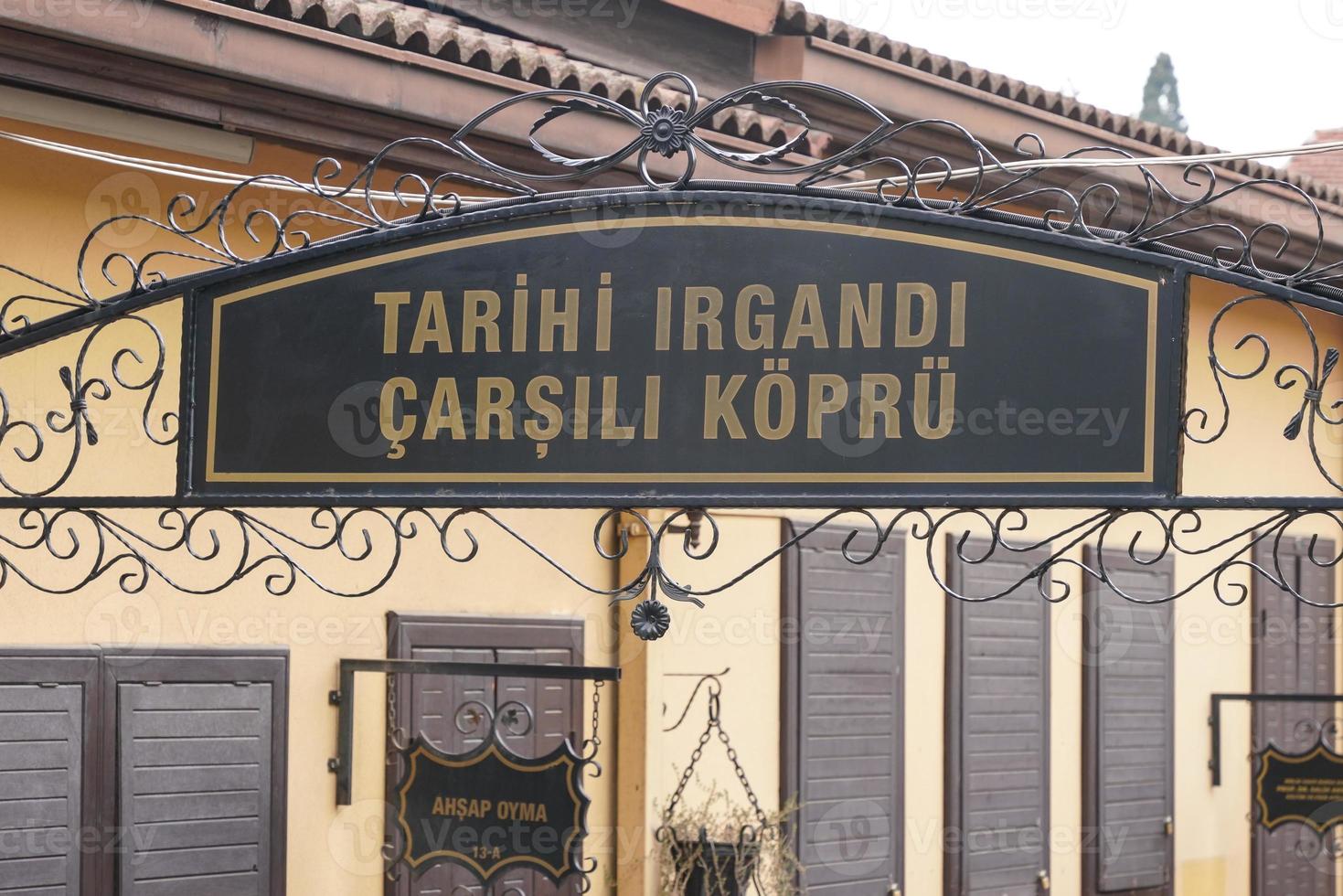 irgandi ponte dentro bursa, turquiye foto