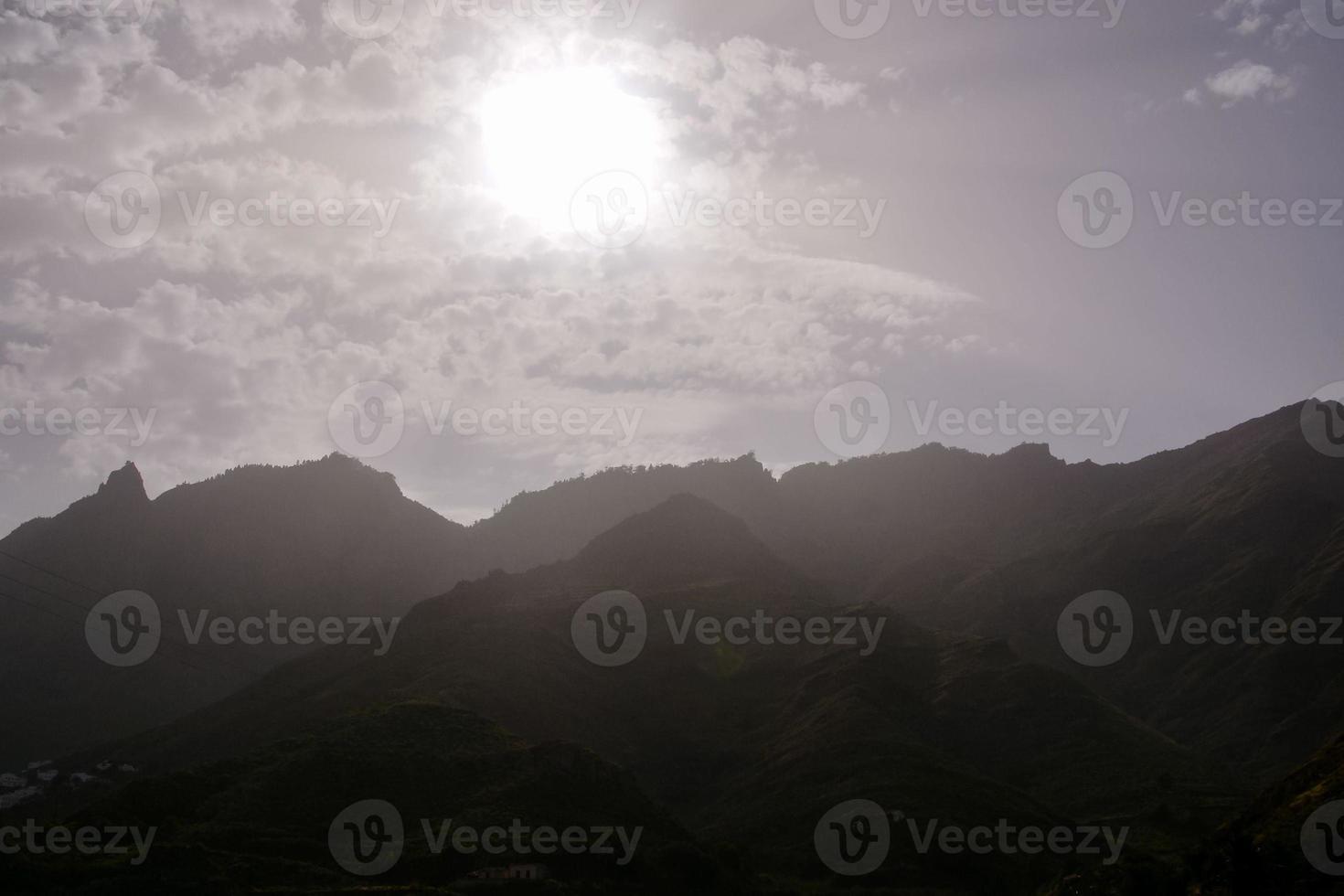 vista panorâmica da montanha foto