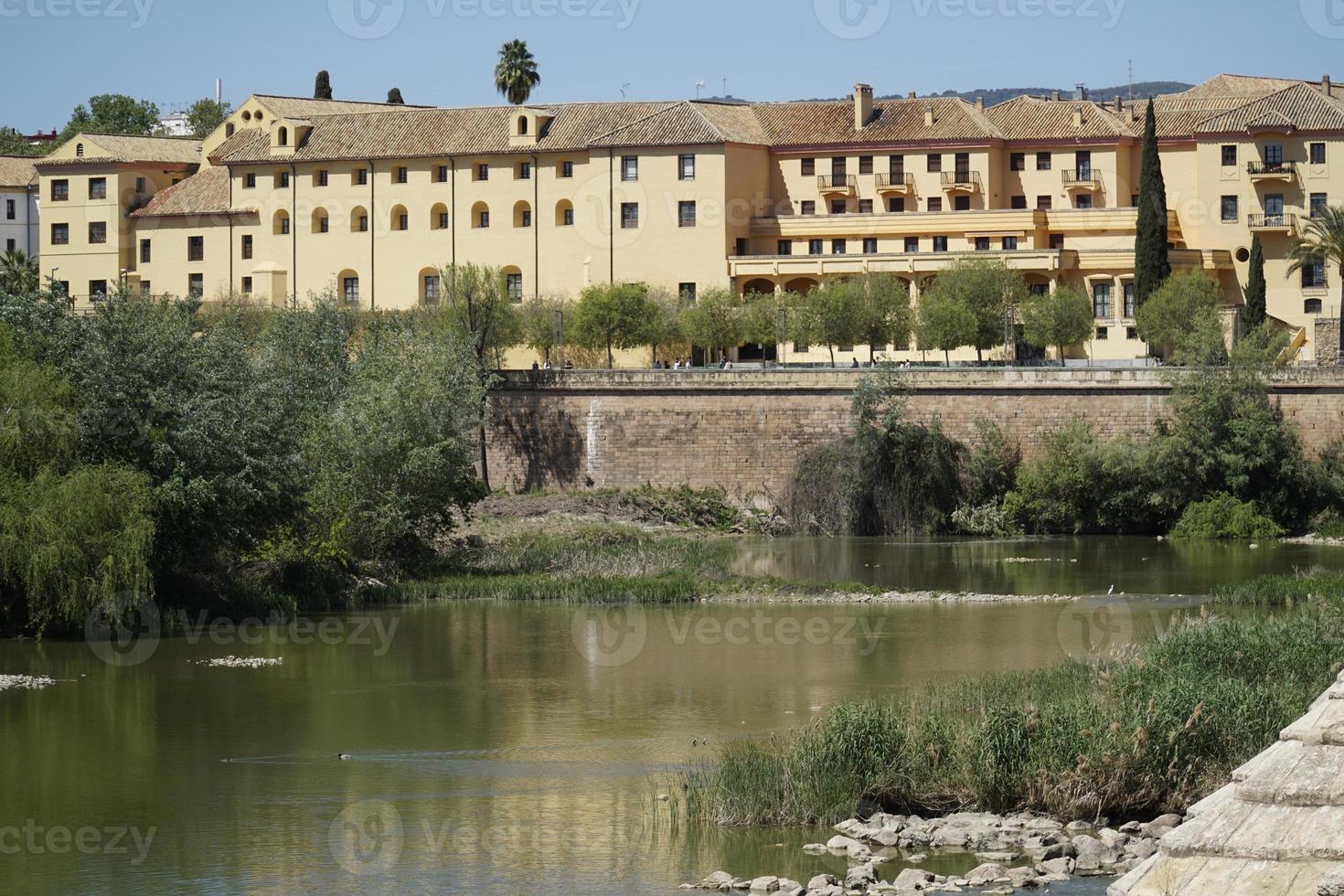 guadalquivir rio - Visão a partir de romano ponte, Córdoba, Espanha foto