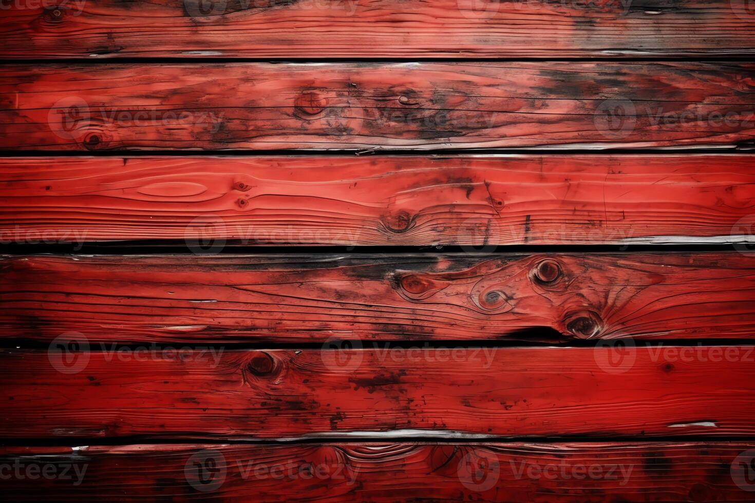 vermelho de madeira prancha textura fundo. ai gerado foto