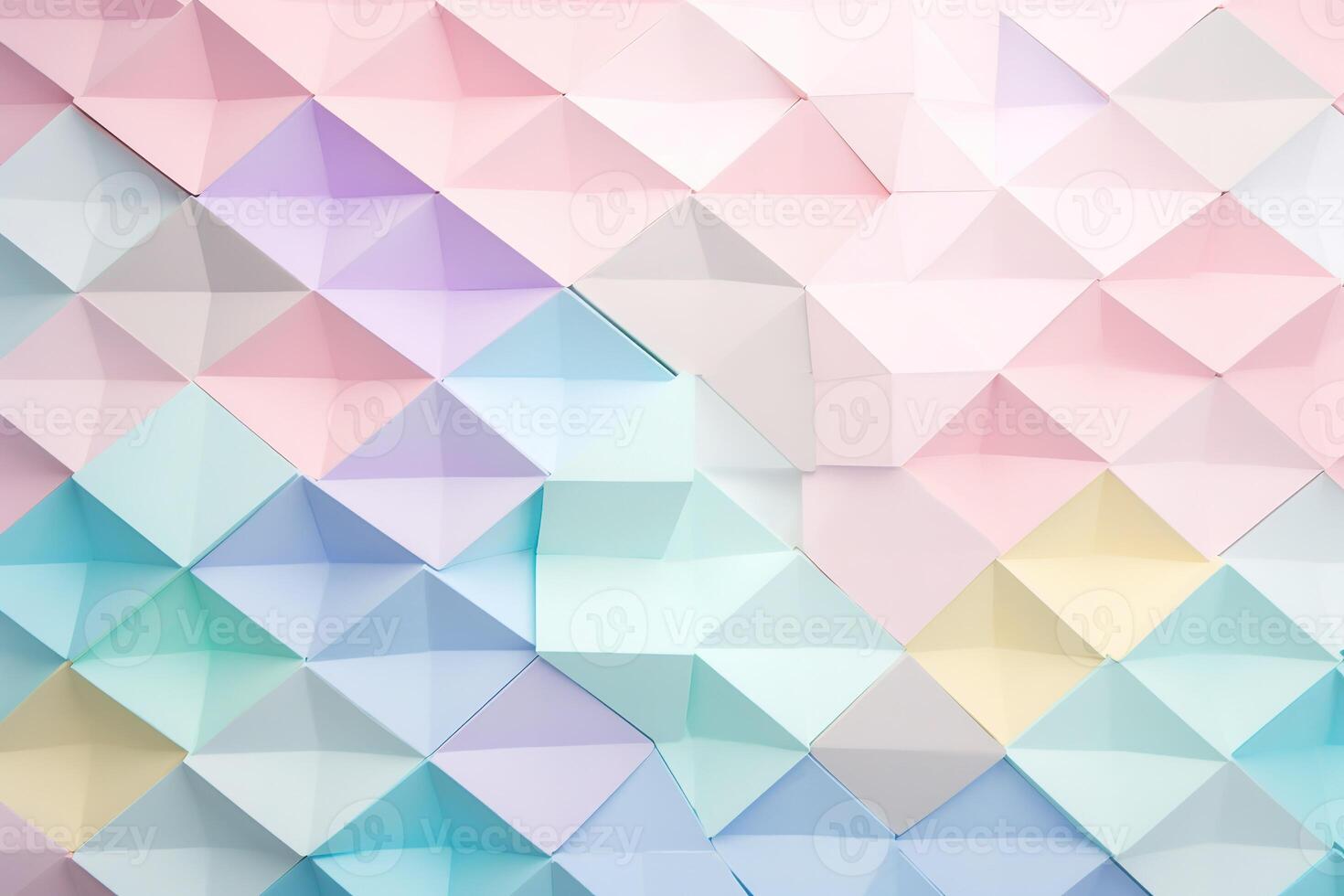 colorida abstrato pastel forma papel de parede ilustração fundo com generativo ai foto