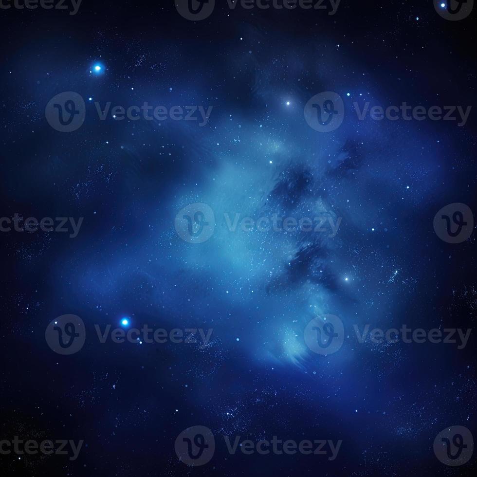 noite céu com estrelas e nebulosa Como fundo, azul galáxia fundo foto