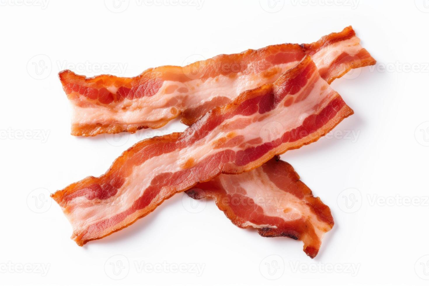 fresco bacon Comida. gerar ai foto