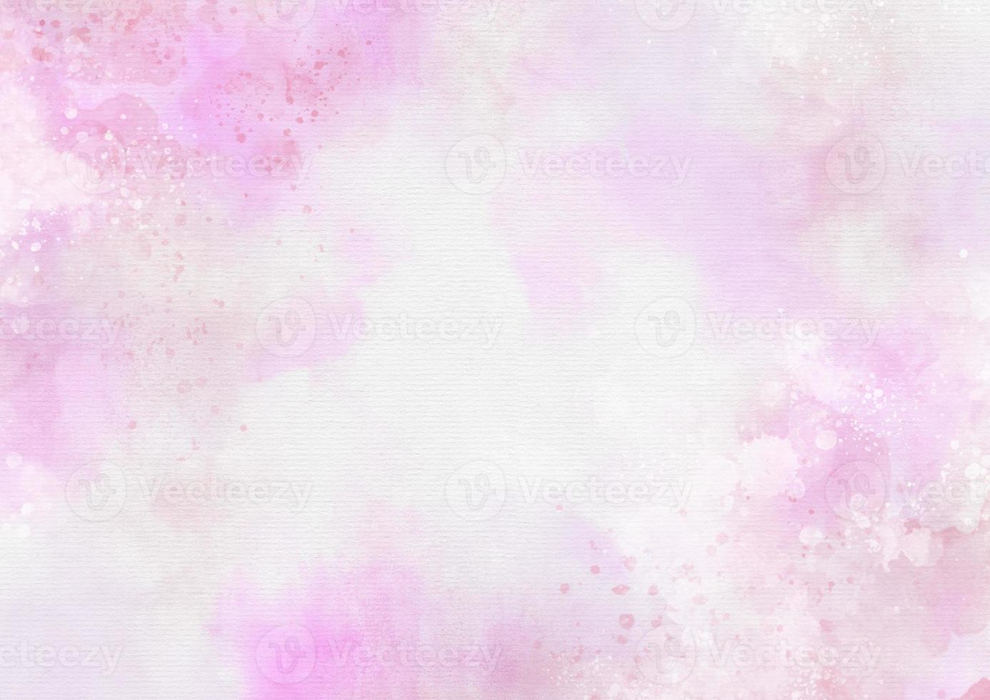 manchas de aquarela rosa e textura de fundo grunge splatter. papel texturizado para cartão de convite de modelos de design foto