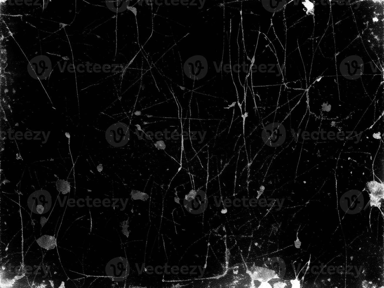 vintage Preto arranhado textura com velho filme efeito - abstrato grunge fundo para Projeto e arte - retro envelhecido monocromático pano de fundo foto