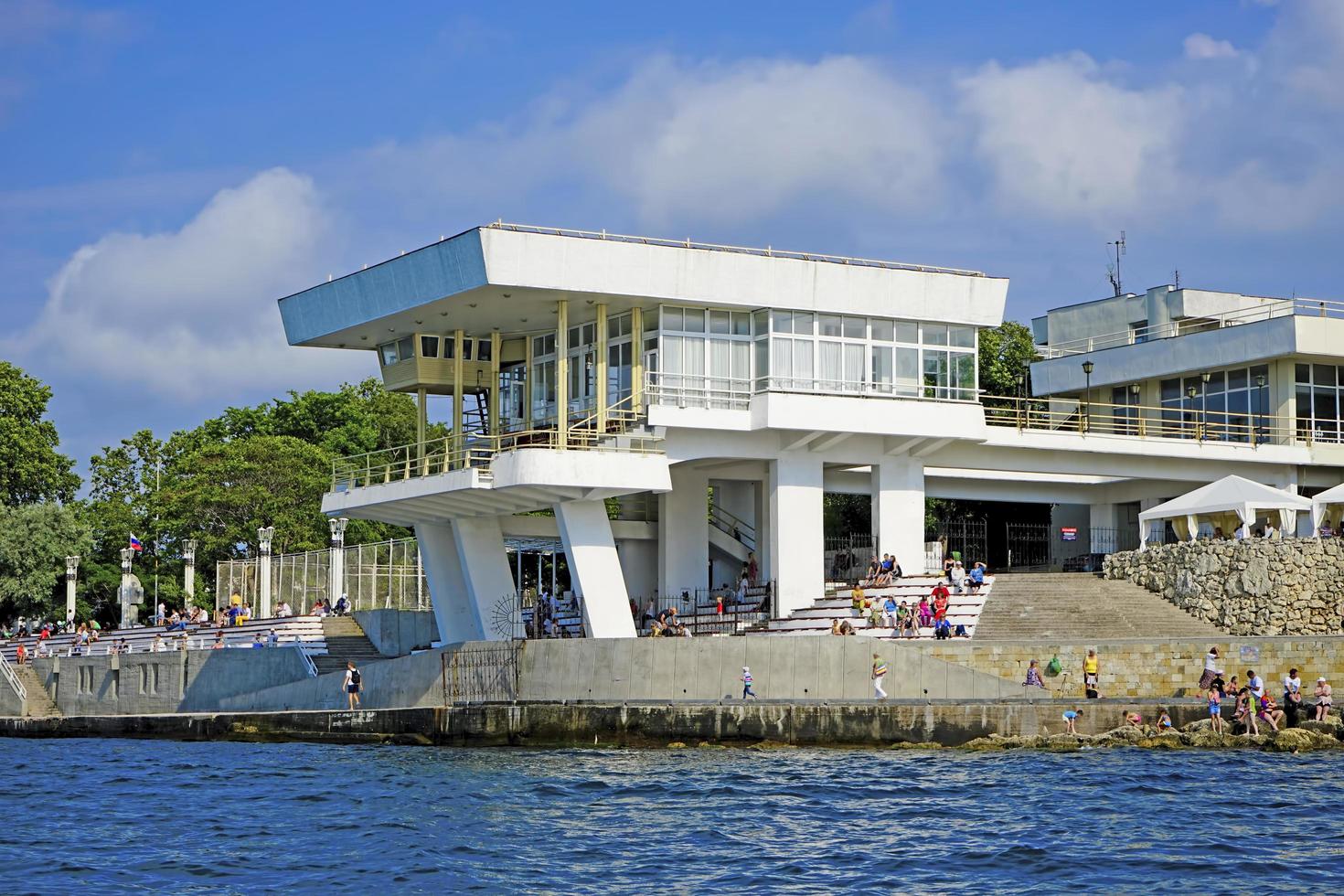 paisagem urbana com arquitetura e pontos turísticos da cidade. foto