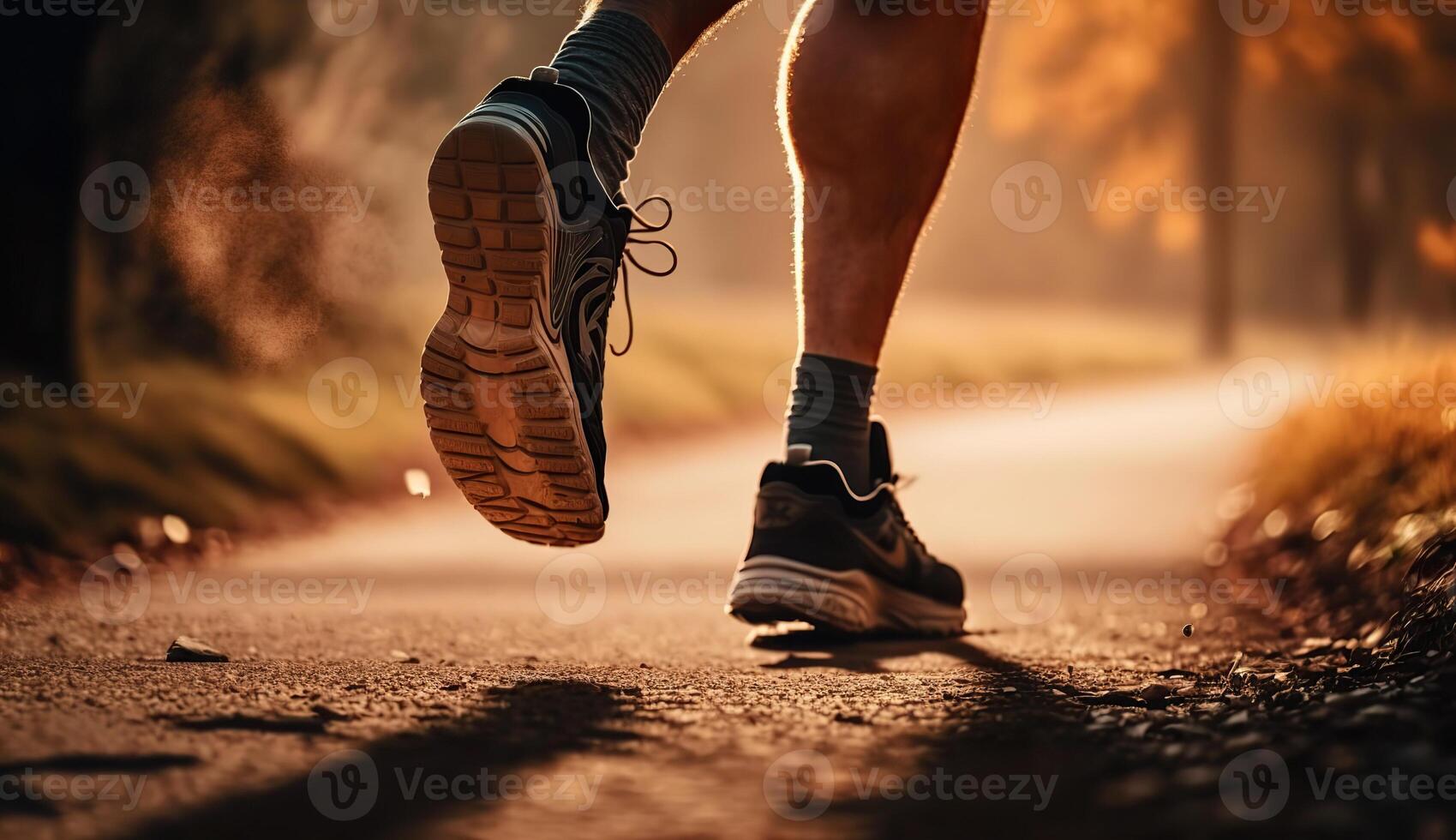 ai generativo. ai gerado. foto tiro realista do corrida corrida caminhando pessoa dentro a urbano cidade parque. ao ar livre aventura esporte vibe. gráfico arte