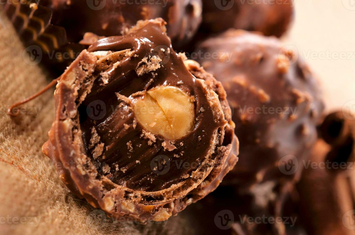 doce chocolate bombons foto